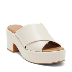 Nordstrom Rack Natural Caleigh Platform Slide Sandal